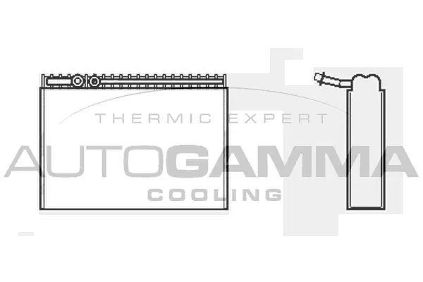 Evaporator, air conditioning (112018)