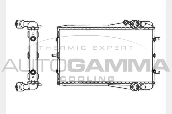 Radiator, engine cooling (104036)