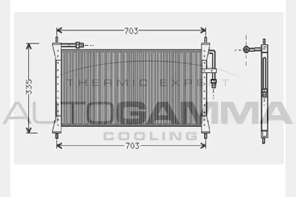 Condenser, air conditioning (104302)