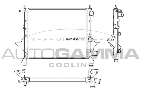 Radiator, engine cooling (100916)