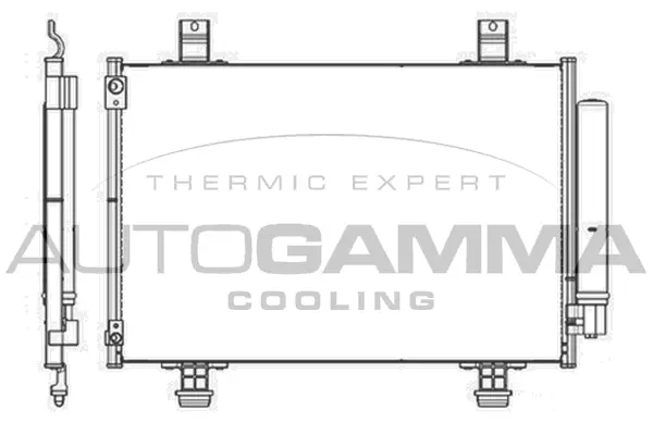 Condenser, air conditioning (105345)