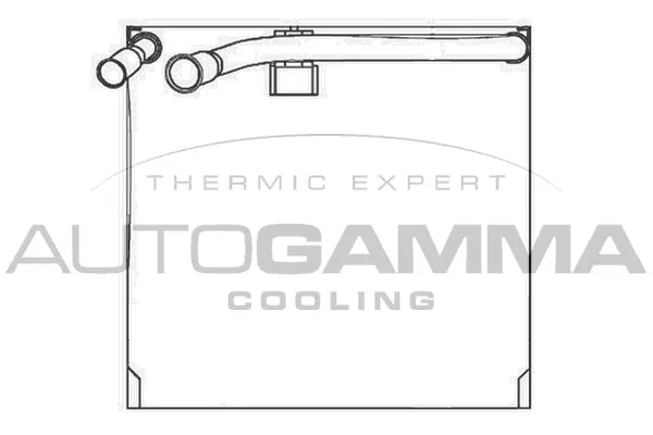 Evaporator, air conditioning (112209)