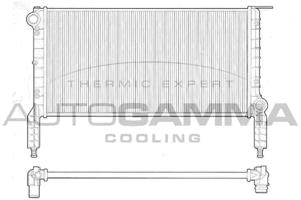 Radiator, engine cooling (102963)