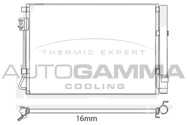 Condenser, air conditioning (107658)
