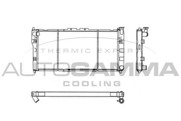 Radiator, engine cooling (101997)