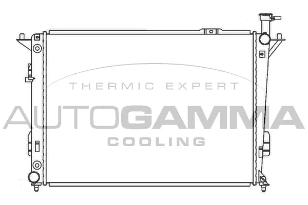 Radiator, engine cooling (107330)