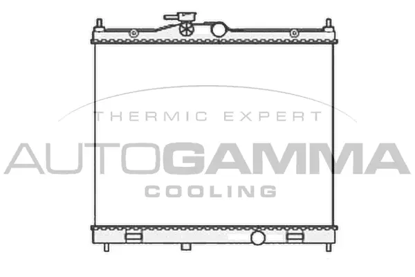 Radiator, engine cooling (105875)