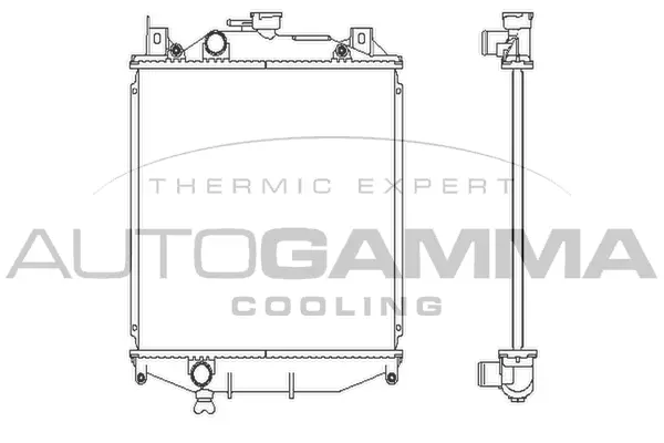 Radiator, engine cooling (102335)