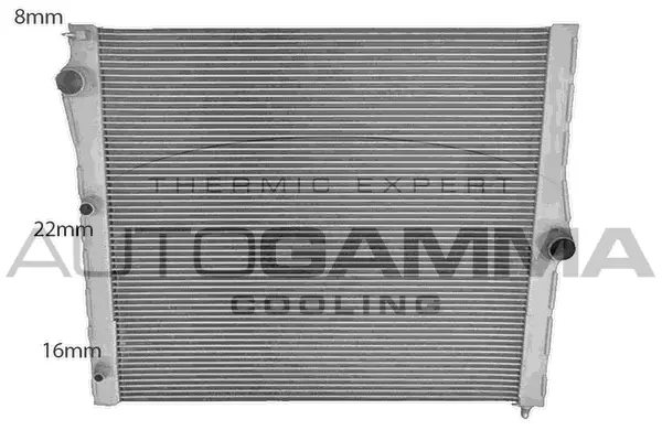 Radiator, engine cooling (107935)