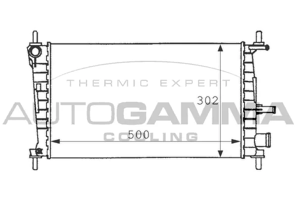 Radiator, engine cooling (101195)