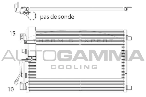 Condenser, air conditioning (104579)