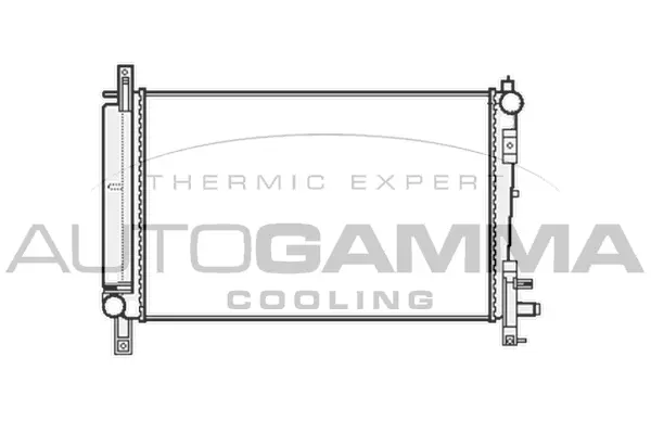Radiator, engine cooling (103401)