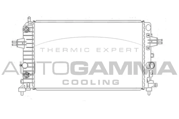 Radiator, engine cooling (105491)