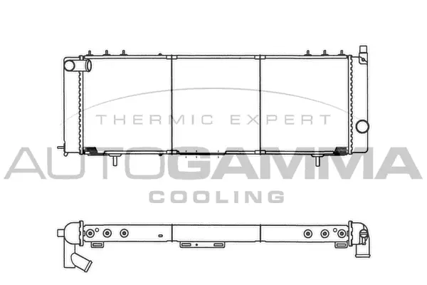 Radiator, engine cooling (103039)