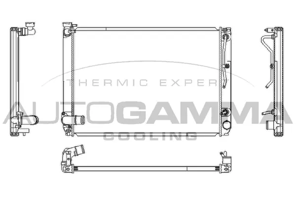 Radiator, engine cooling (107362)