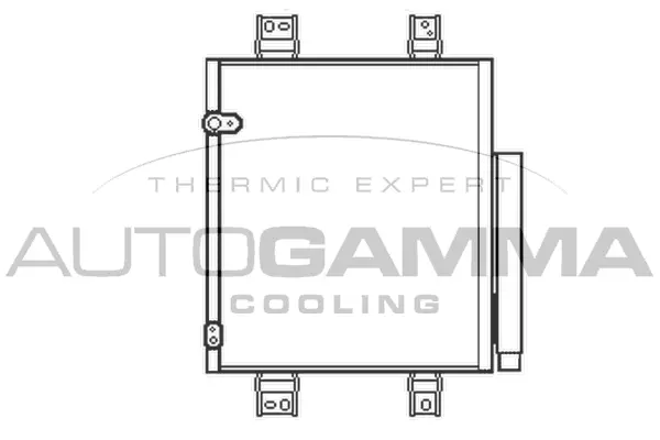 Condenser, air conditioning (105456)