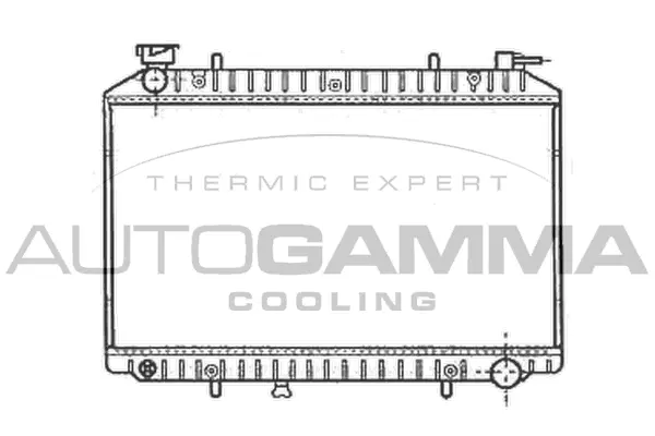 Radiator, engine cooling (102205)