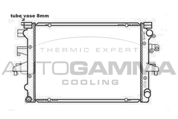 Radiator, engine cooling (103545)