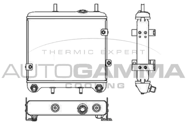 Oil Cooler, engine oil (103682)