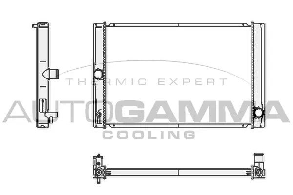 Radiator, engine cooling (105178)