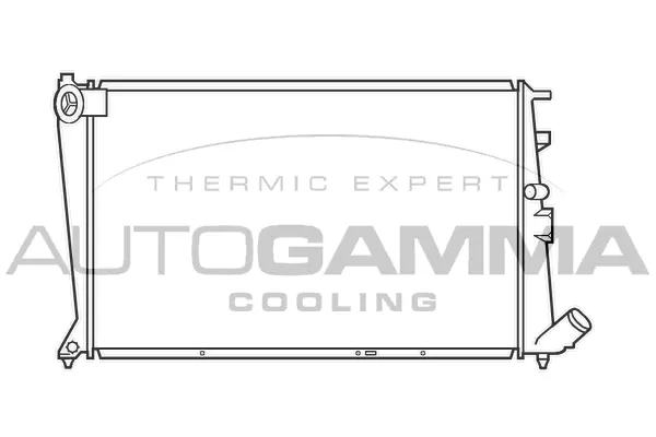 Radiator, engine cooling (101467)