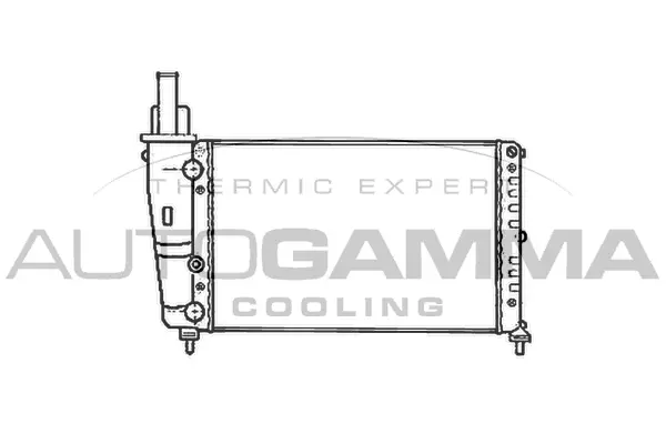 Radiator, engine cooling (102066)