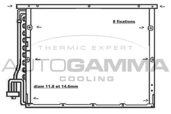 Condenser, air conditioning (102604)