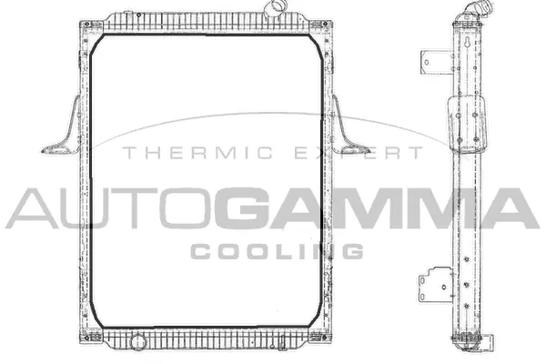 Radiator, engine cooling (404546)