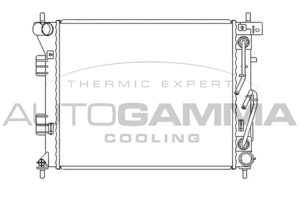 Radiator, engine cooling (105989)