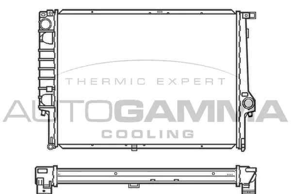 Radiator, engine cooling (100129)