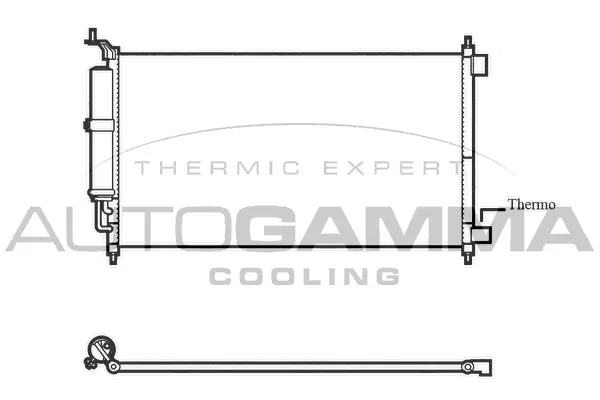 Condenser, air conditioning (105869)