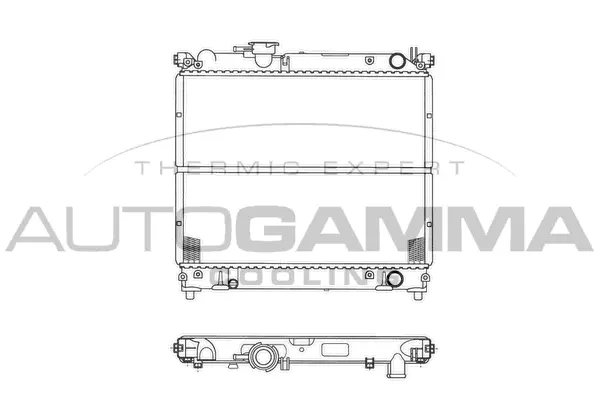 Radiator, engine cooling (102341)