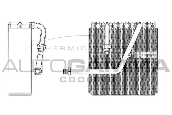 Evaporator, air conditioning (112214)