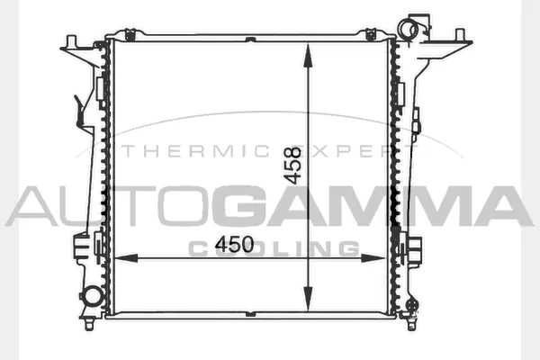 Radiator, engine cooling (104274)