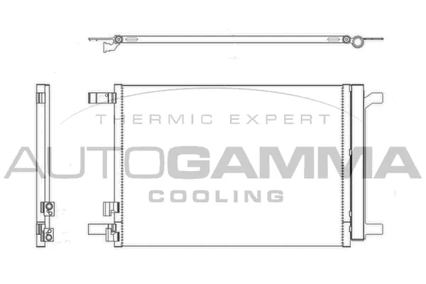 Condenser, air conditioning (107140)