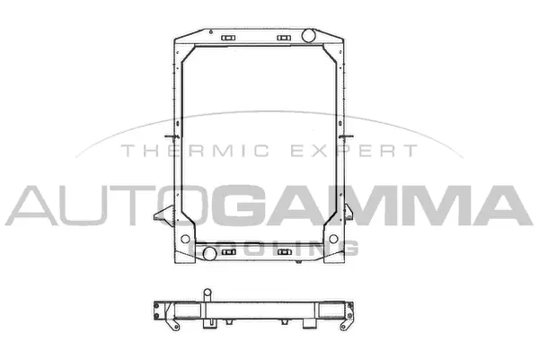 Radiator, engine cooling (404062)