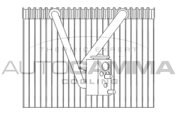 Evaporator, air conditioning (112033)