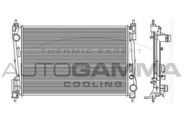 Radiator, engine cooling (103986)
