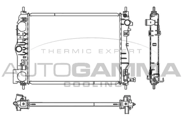 Radiator, engine cooling (107125)