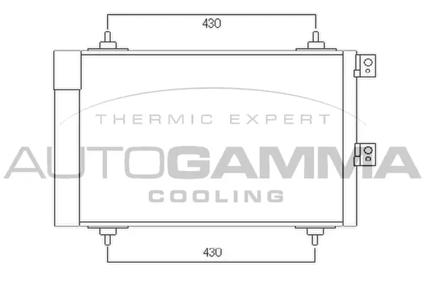 Condenser, air conditioning (104899)