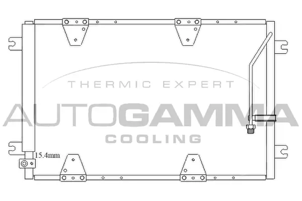 Condenser, air conditioning (105561)