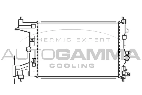 Radiator, engine cooling (105446)