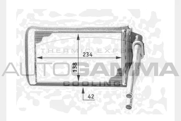 Heat Exchanger, interior heating (104326)
