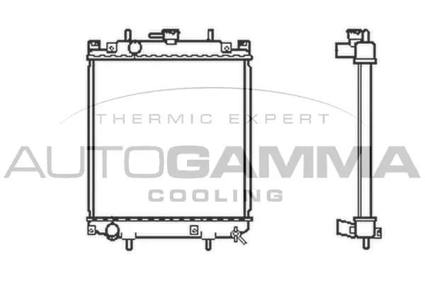 Radiator, engine cooling (103911)