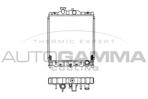 Radiator, engine cooling (102112)
