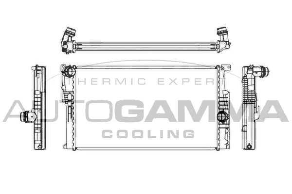 Radiator, engine cooling (107161)
