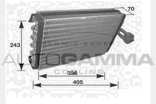 Evaporator, air conditioning (112000)