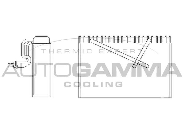 Evaporator, air conditioning (112216)
