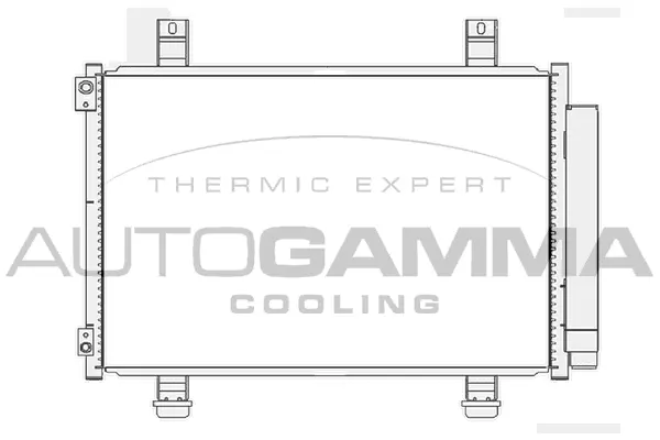 Condenser, air conditioning (105478)