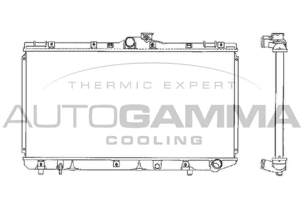 Radiator, engine cooling (101273)